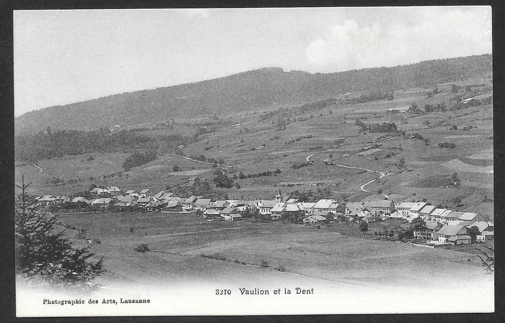 Cartoline postali: Vaulion Gesamtansicht – Usato da Olten venduto da clotaldi