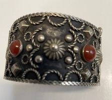 Antikes Vintage Beduinen ALPACCA Armband