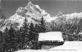 Braunwald (GL) Ortsstock und Hoher Turm