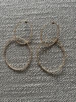 Goldene Ohrringe - Modeschmuck