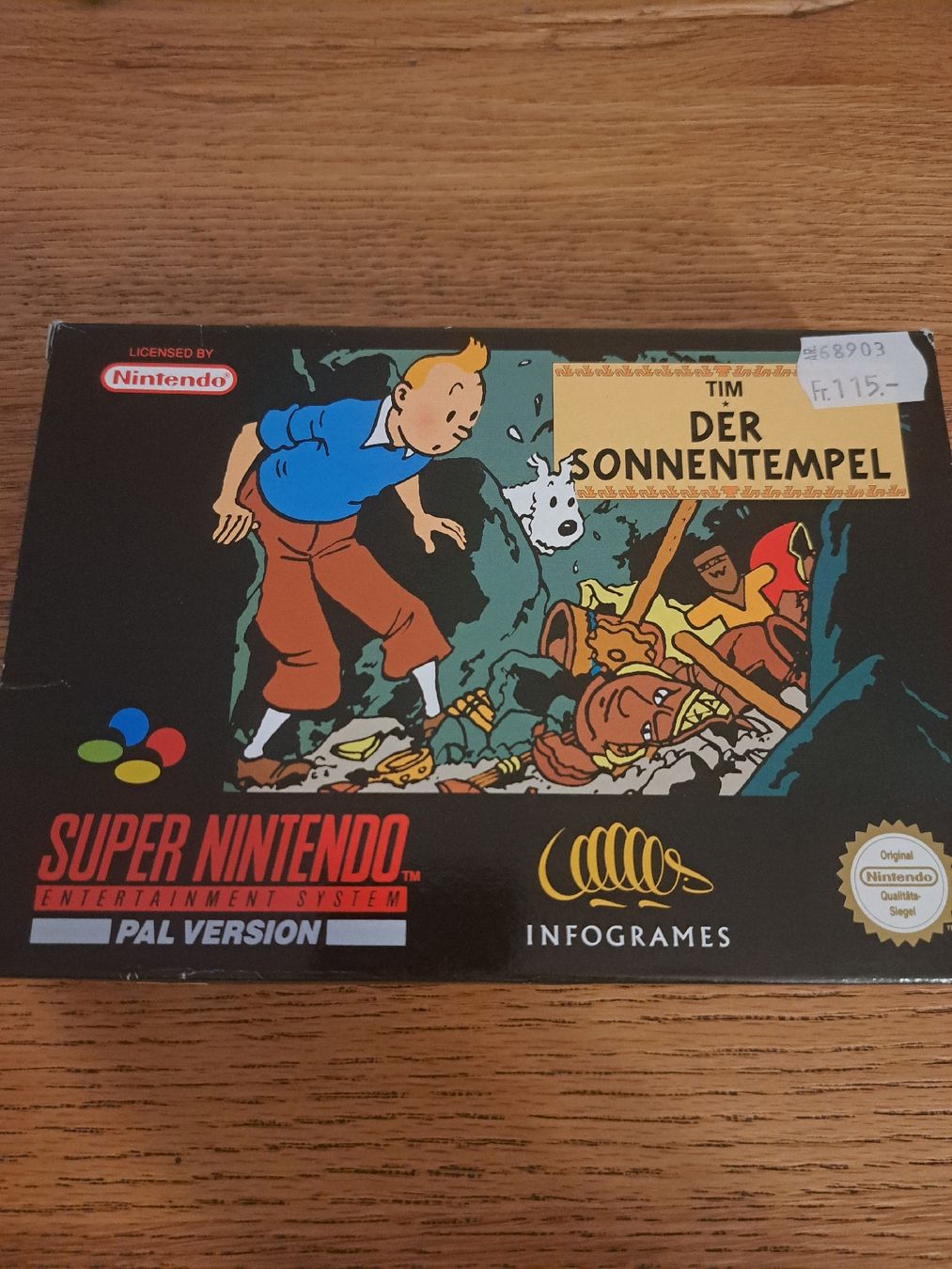 Nintendo Spiele: Tim Der Sonnentempel – Gebraucht aus Zürich von Mr.Heli