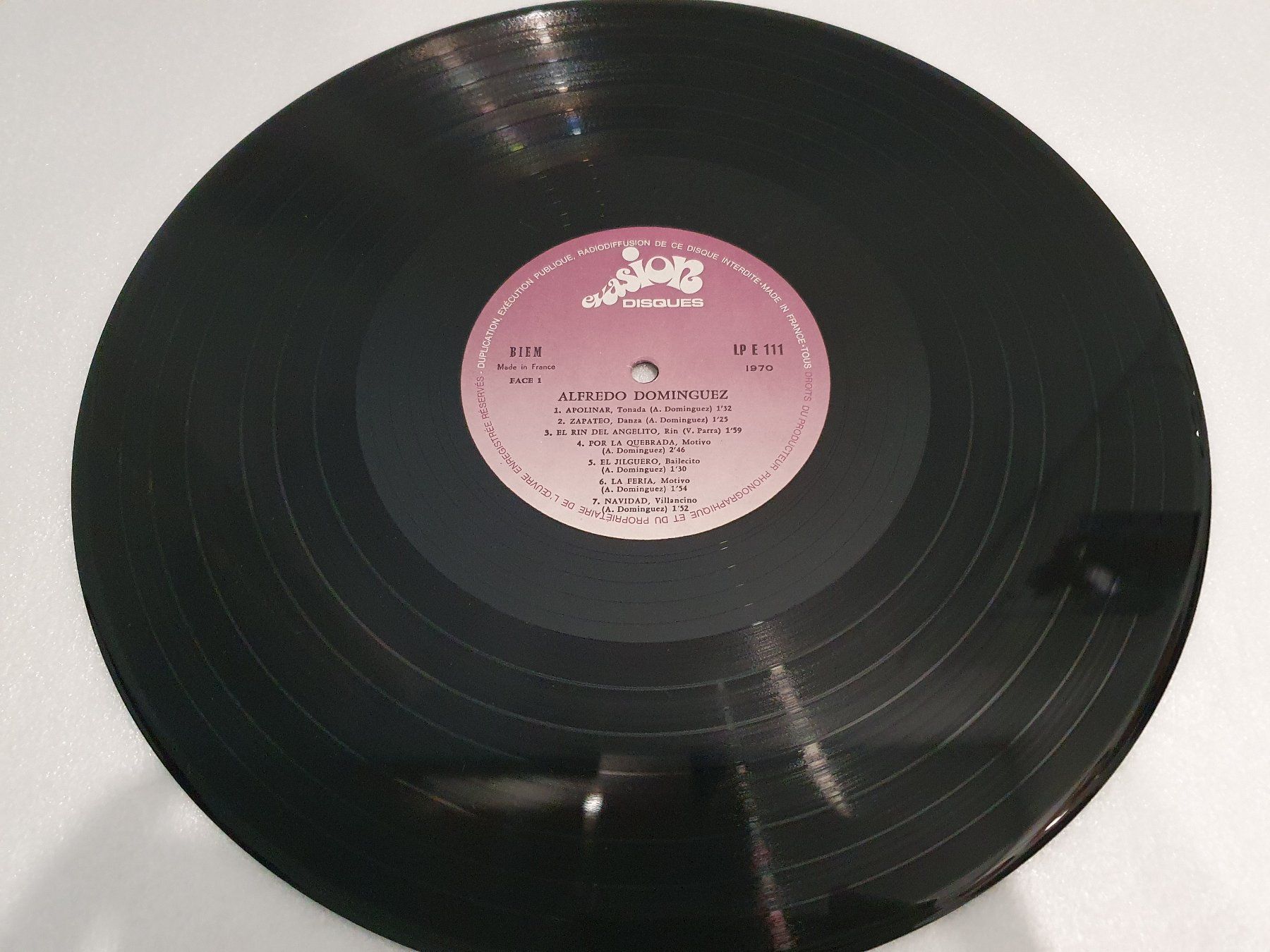 Dischi in vinile: Alfredo Dominguez – Usato da Uster venduto da Vinyl-Leidenschaft 2