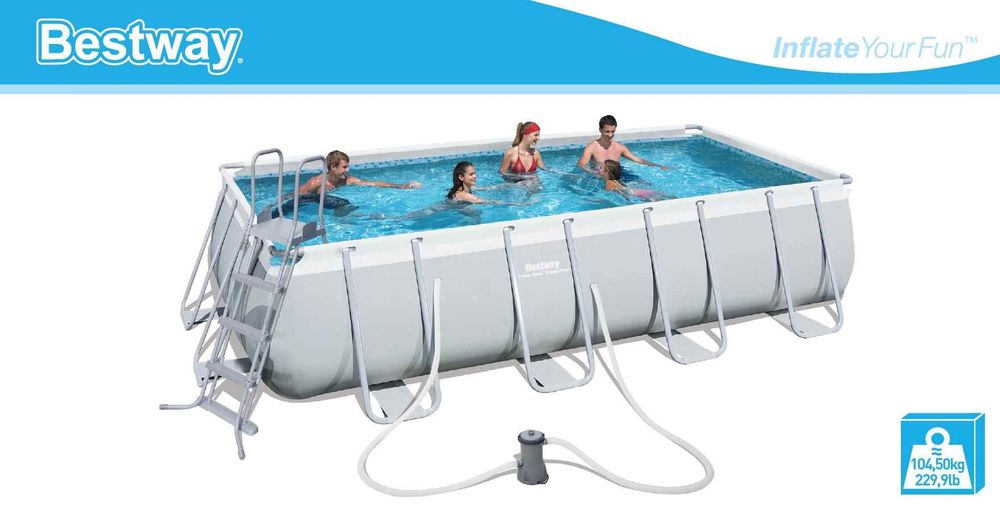 Bestway Frame Pool 488 x 274 x 122 mit Sandy 5 Sandfilterp. | Kaufen ...