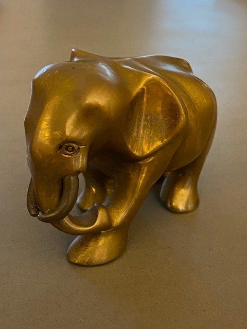 Statuette: Massiver Messing Elefant – Usato da Wiesendangen venduto da EnricaL 7