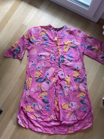 Pink Sommer Tunika Kleid mit Muster, Top Zustand