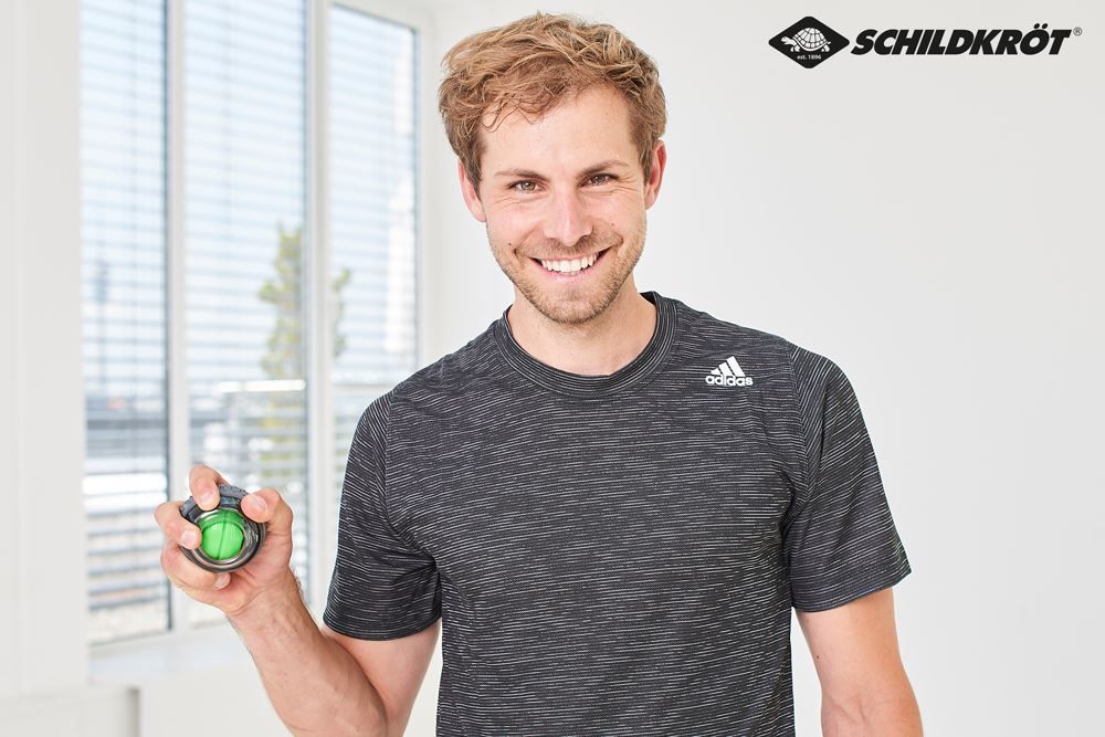 Hometrainer: Spinball, Hand- & Armtrainer, grau/grün – Nuovo e nell'imballaggio originale da St. Gallen venduto da cointec 5