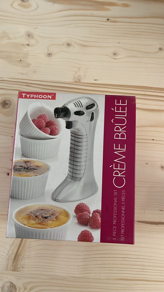 Elettrodomestici da cucina: Crème Brûlée Set: 5 Teile mit Brenner - NEU & OVP – Nuovo (secondo la descrizione) da Derendingen venduto da Carbon10