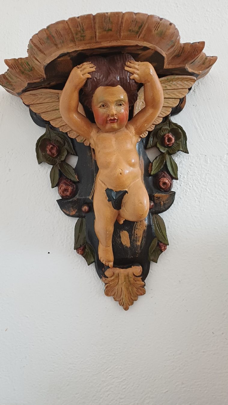 Statuette: Schöner Wand Barock Engel – Usato da Flawil venduto da Naphtali