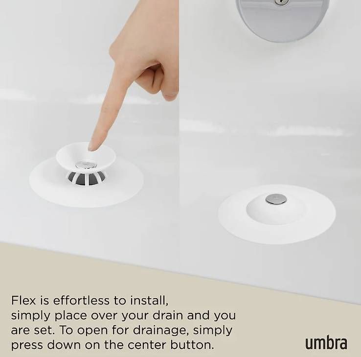 Haarschmuck: Umbra Flex Drain Plug & Hair Catcher – Gebraucht aus Sonceboz-Sombeval von michael.l