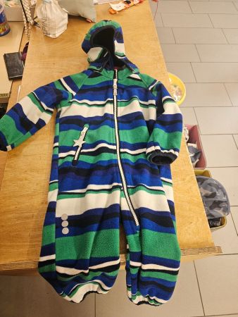 Winter Fleece Overall, gefüttert, Grösse 86, Top Zustand