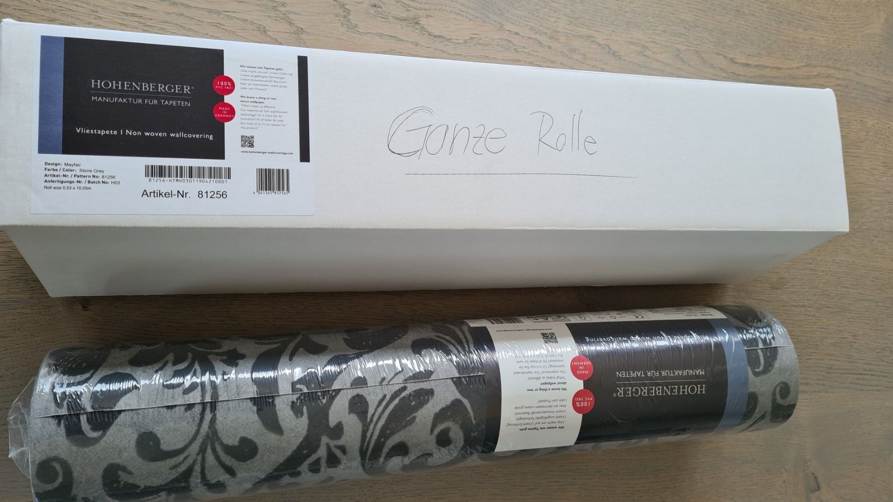 Carte da parati: Tapete Mayfair Stone Grey Hohenberger – Nuovo e nell'imballaggio originale da Gunzwil venduto da baer72 2