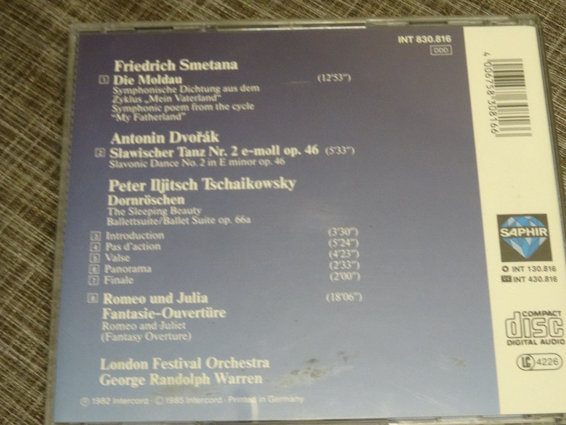 CD: Smetana - Die Moldau U.A. CD – Usato da Olten venduto da Disc-Ausverkauf 1