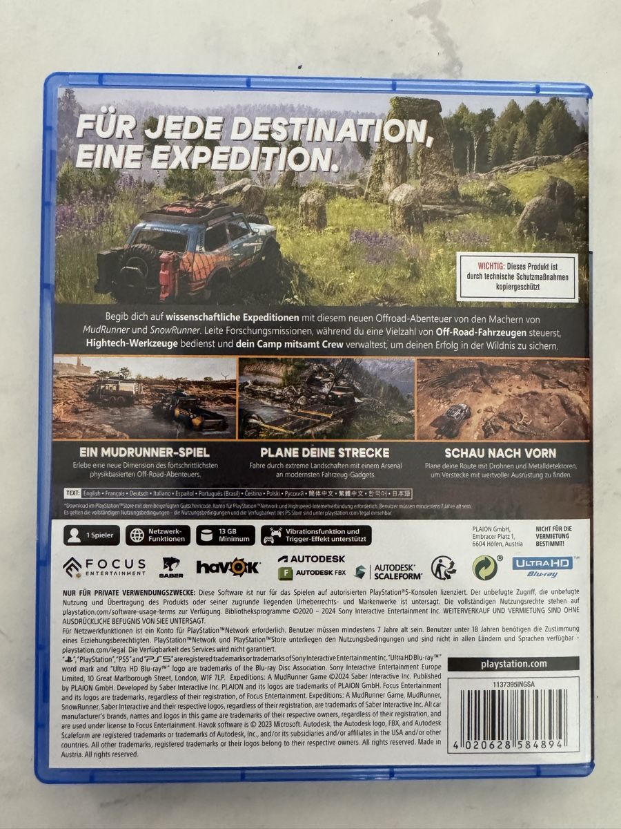 Giochi: Expeditions A Mudrunner Game PS5 Spiel neuwertig – Nuovo (secondo la descrizione) da Winterthur venduto da Motmech 1