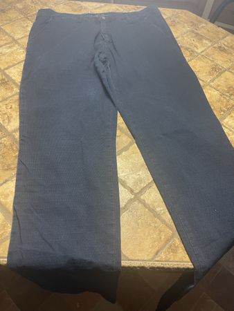 Pantaloni uomo slim fit tg L-cotone in colore blu notte 
