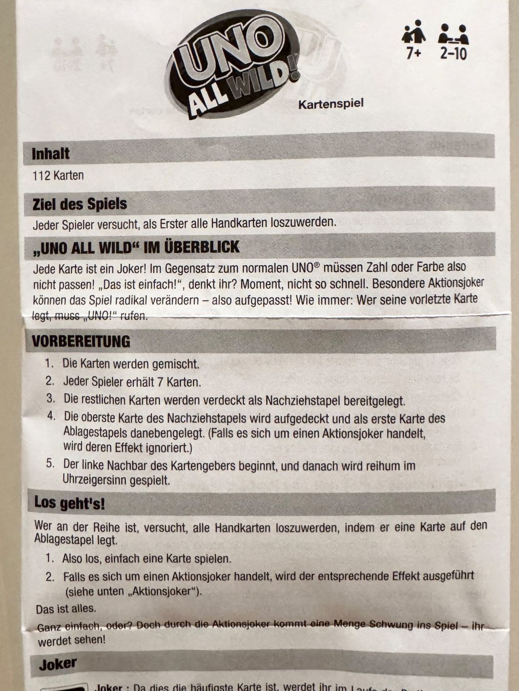 Mattel Giochi: UNO All Wild! – Nuovo (secondo la descrizione) da Binningen venduto da lea_5mf8 4