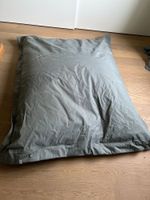 Sitzsack, gross, grau, rechteckig, guter Zustand