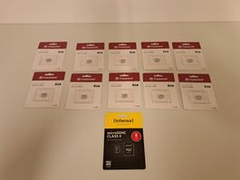 Lot mit Speicherkarten SD Micro 8GB