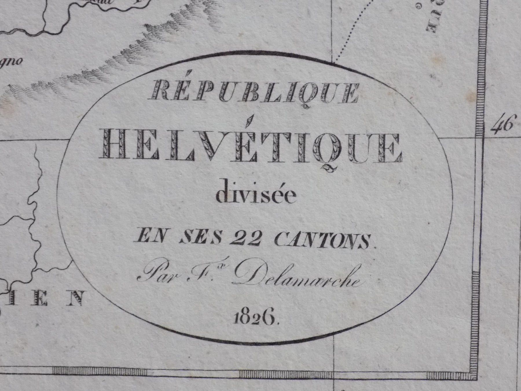 Cartes géographiques & atlas: Schweizerkarte mit Grenzkolorit – D'occasion à Risch par Rischli15 2