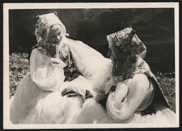 Fotografie Lechnitz / Rumänien, Mädche