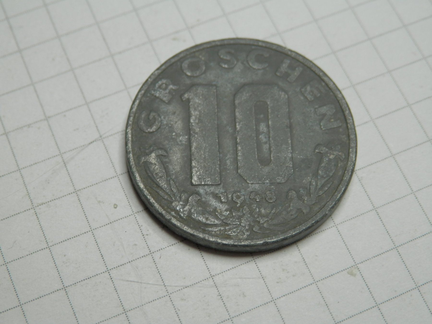 Tutti le monete: Österreich  10 Groschen, 1948 – Usato da Weiach venduto da weiach81