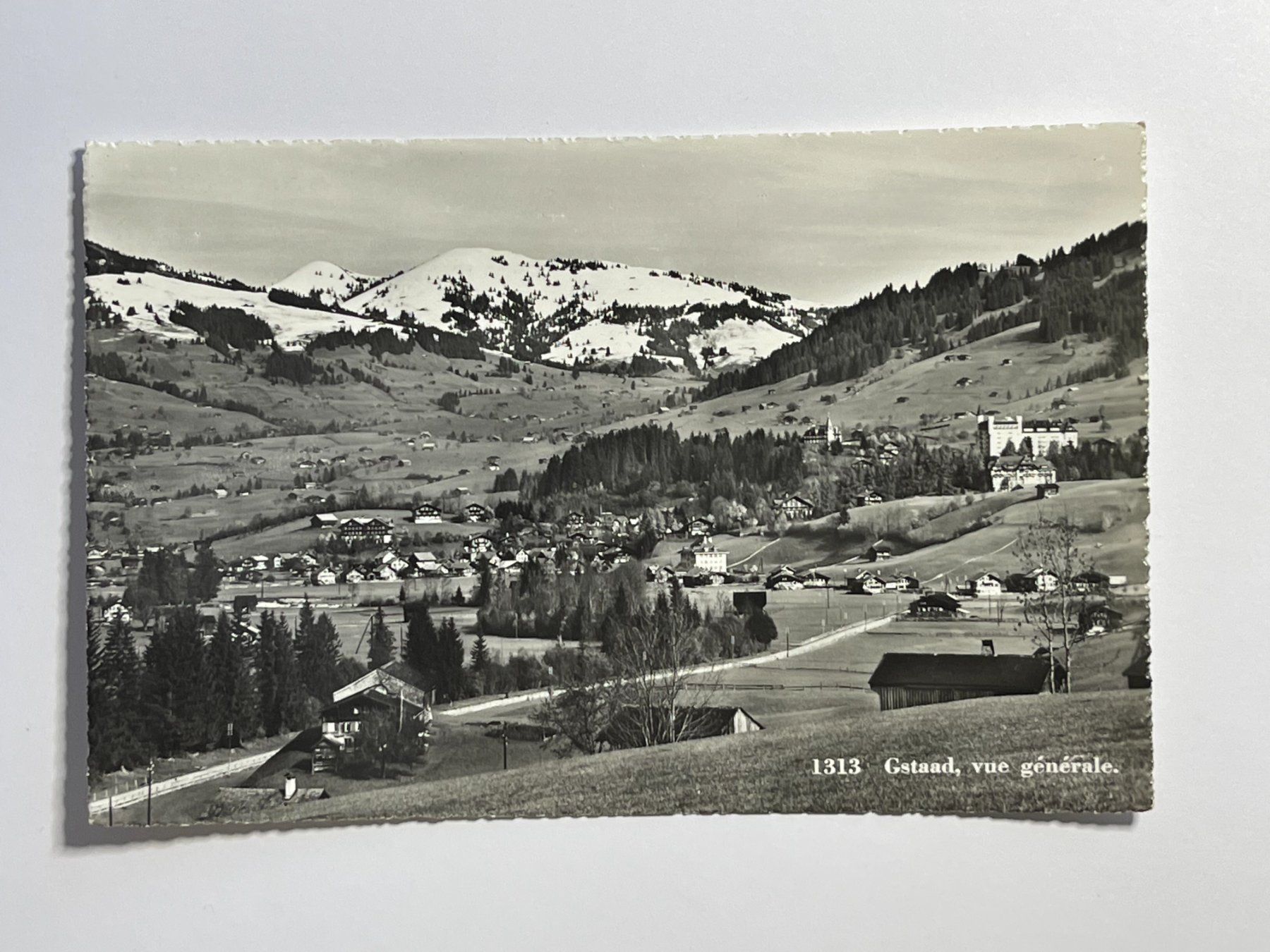 Cartoline postali: Gstaad, vue générale – Usato da Steg VS venduto da _vinci_