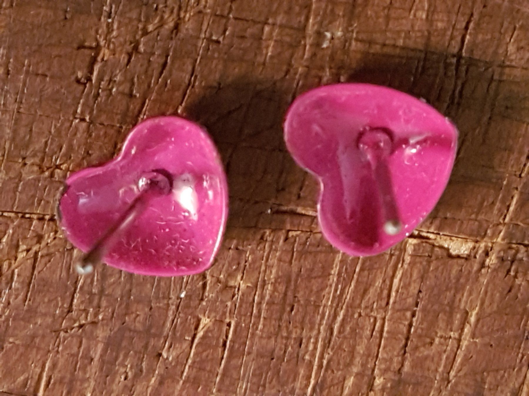 Ohrringe & -stecker: Ohrstecker Hasen und Herzen pink – Gebraucht aus Ettingen von Maranathatalitha 6