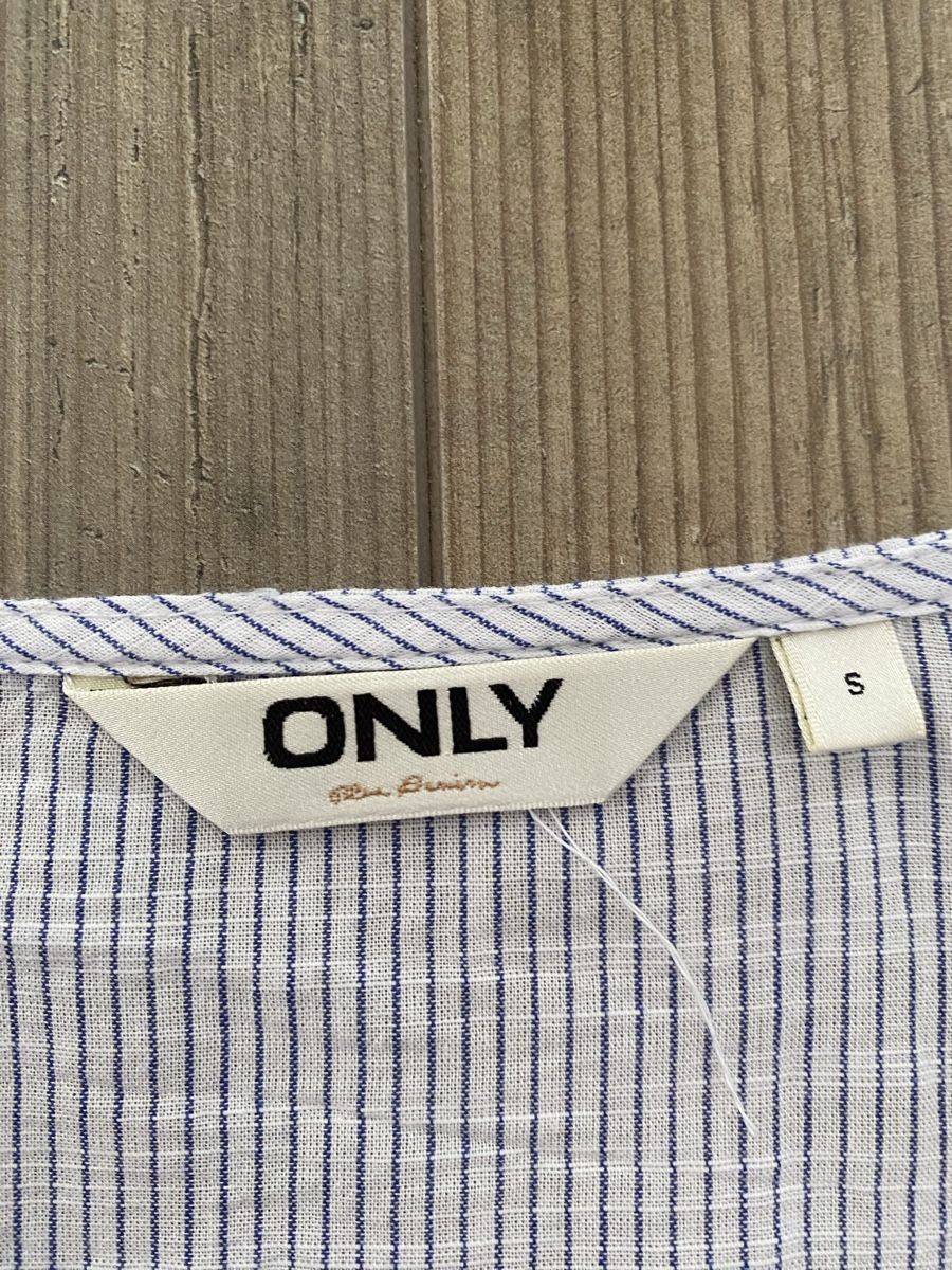 Only Tuniche: Tunikabluse von ONLY Gr. S, Streifen-Look – Usato da Uster venduto da famju01 2
