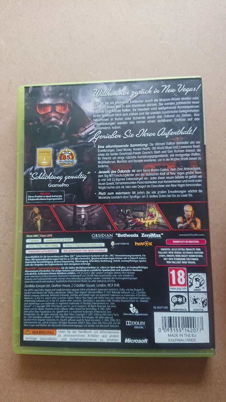 Giochi: Fallout New Vegas Ultimate Edition Xbox 360 – Usato da Chur venduto da FreakofRarity 1