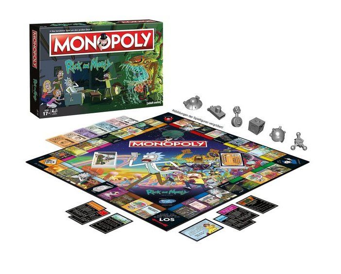 Giochi: Monopoly Rick & Morty – Nuovo e nell'imballaggio originale da Oensingen venduto da Liquidations-Shop