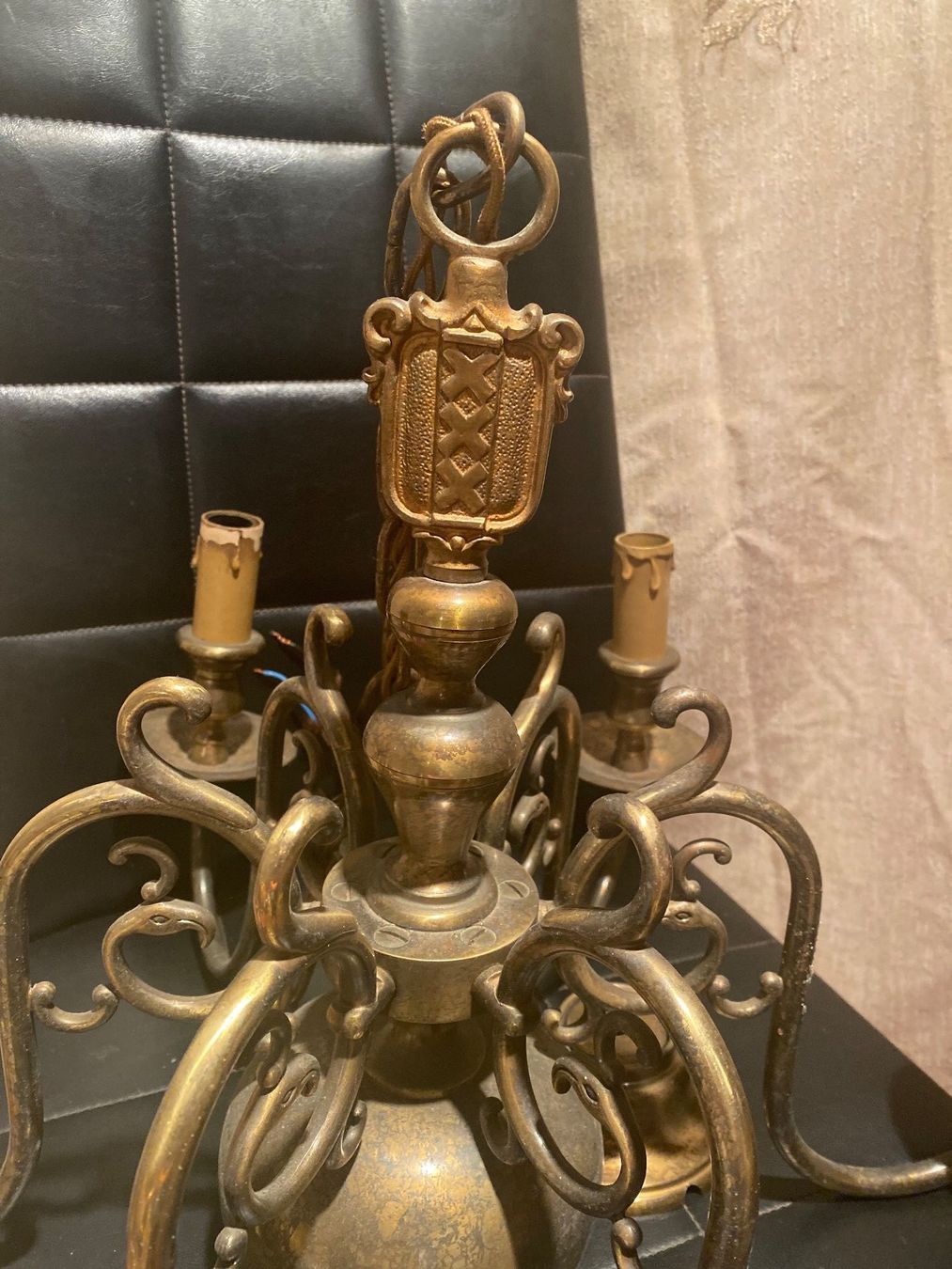 Lampadari & plafoniere: Antiker 6 armige Deckenlampe – Usato da Schlieren venduto da Norauro 7