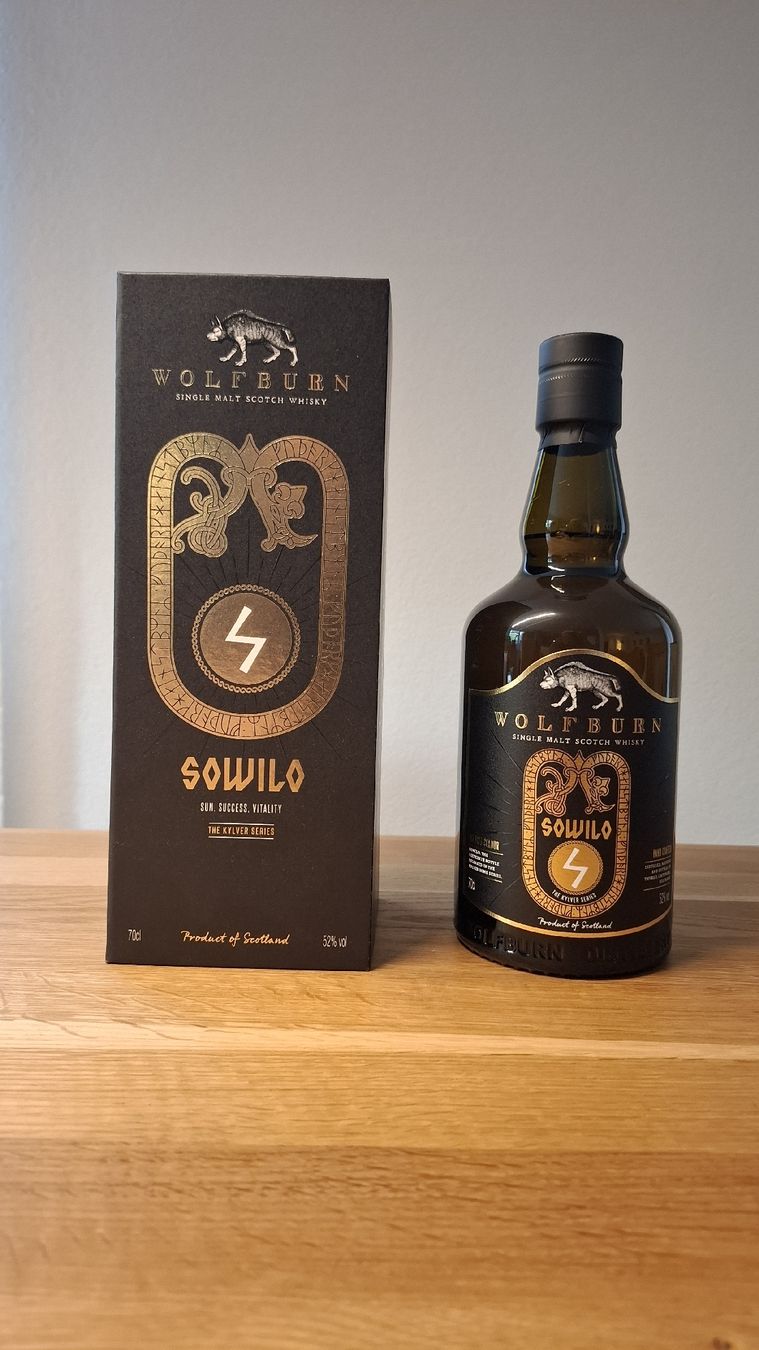 Wolfburn Bevande alcoliche: Wolfburn Sowilo Kylver Edition 16 – Nuovo e nell'imballaggio originale da Bäretswil venduto da Robfey23