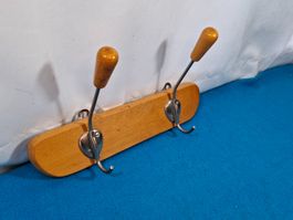 1 Vintage Garderobenleiste mit 2 Haken (LOT3228X#AEW0)