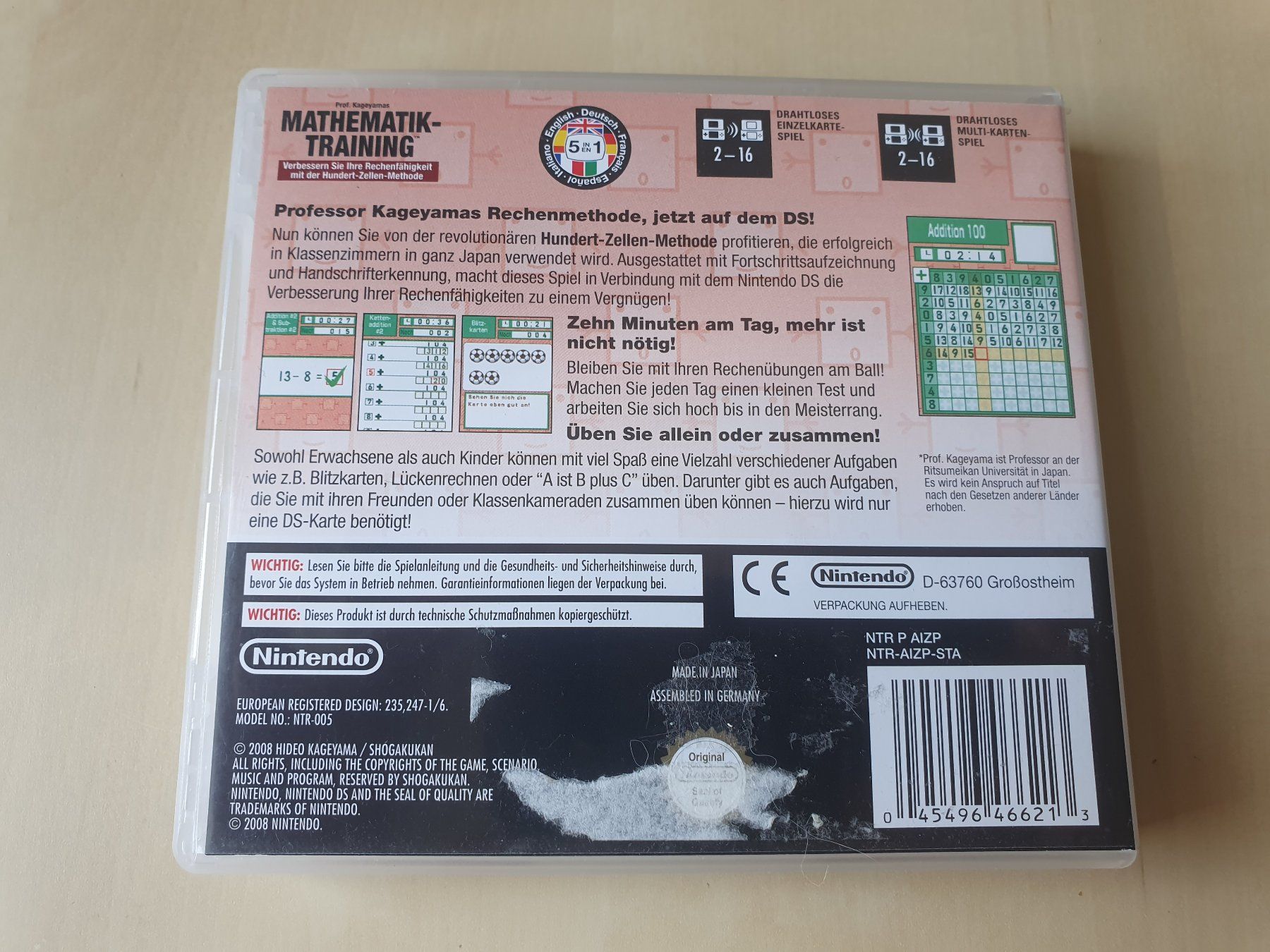 Nintendo Giochi: Mathematik Training – Usato da Stansstad venduto da collectorsshop 1