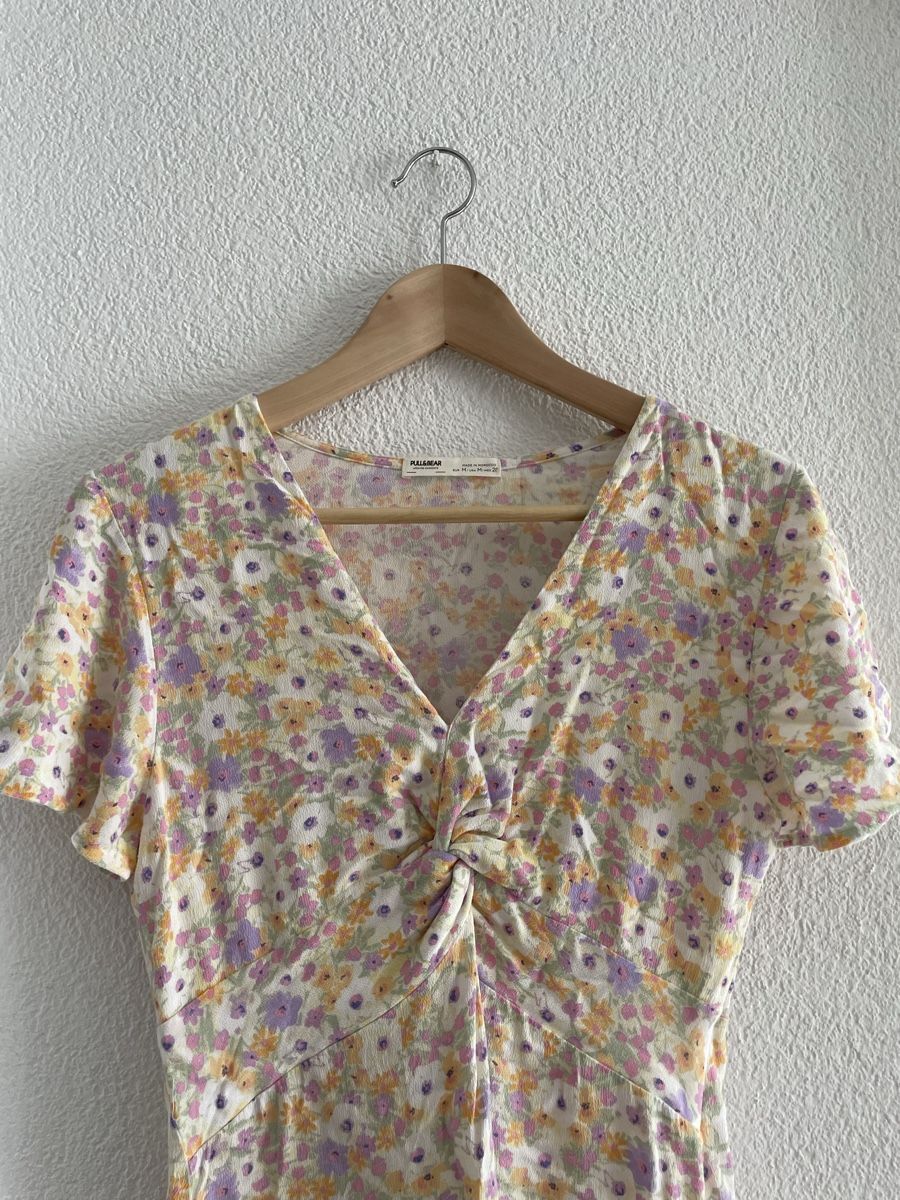 Pull&Bear Vestiti: Pull&Bear Kleid mit Blumenmuster, Gr. M - Sommerlich! – Usato da St.Urban venduto da leo_7gfq 1