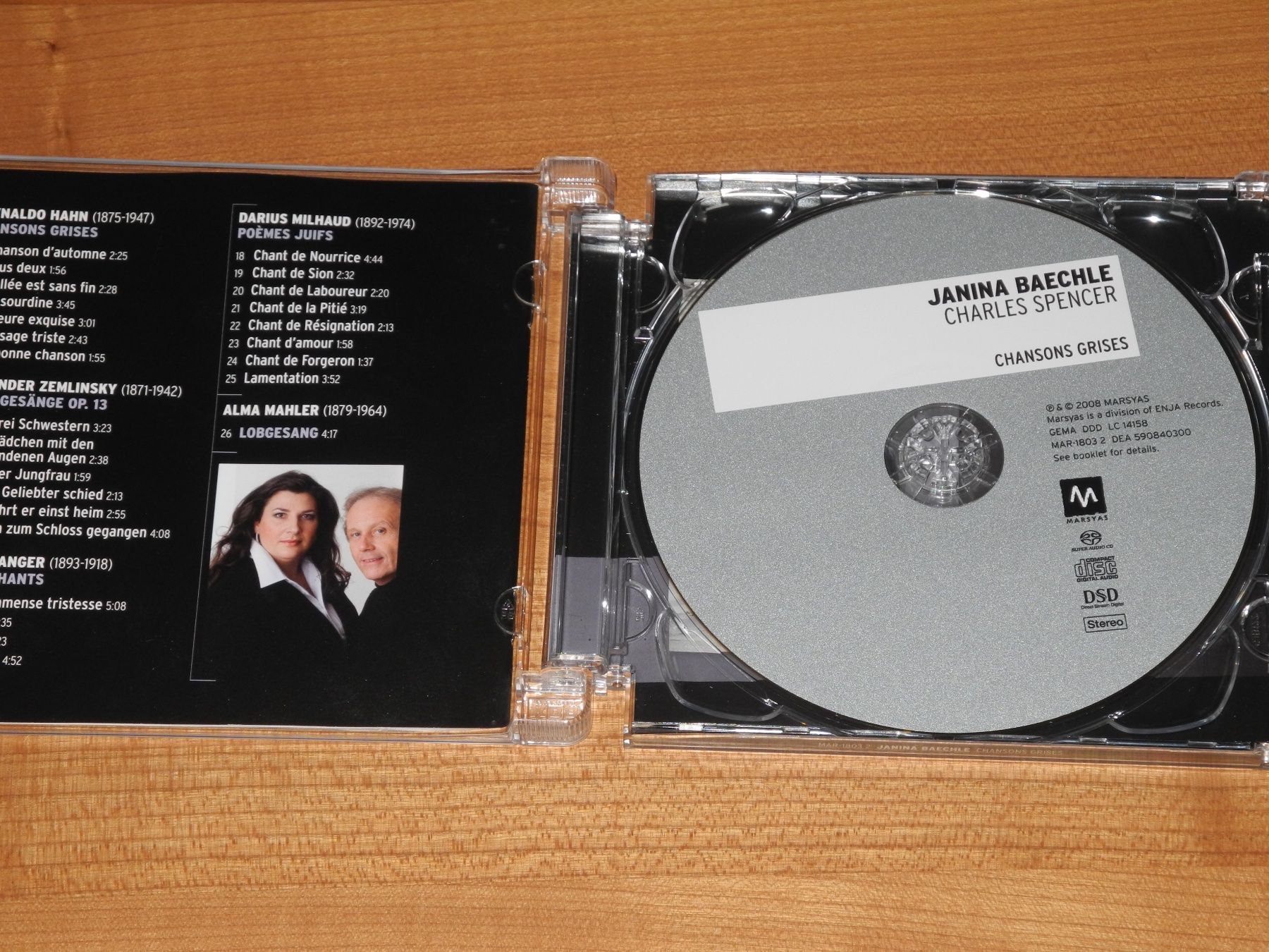 CD: JANINA BAECHLE / CHARLES SPENCER: CHANSONS GRISES - SACD – Nuovo (secondo la descrizione) da Fahrwangen venduto da Swirl2 1