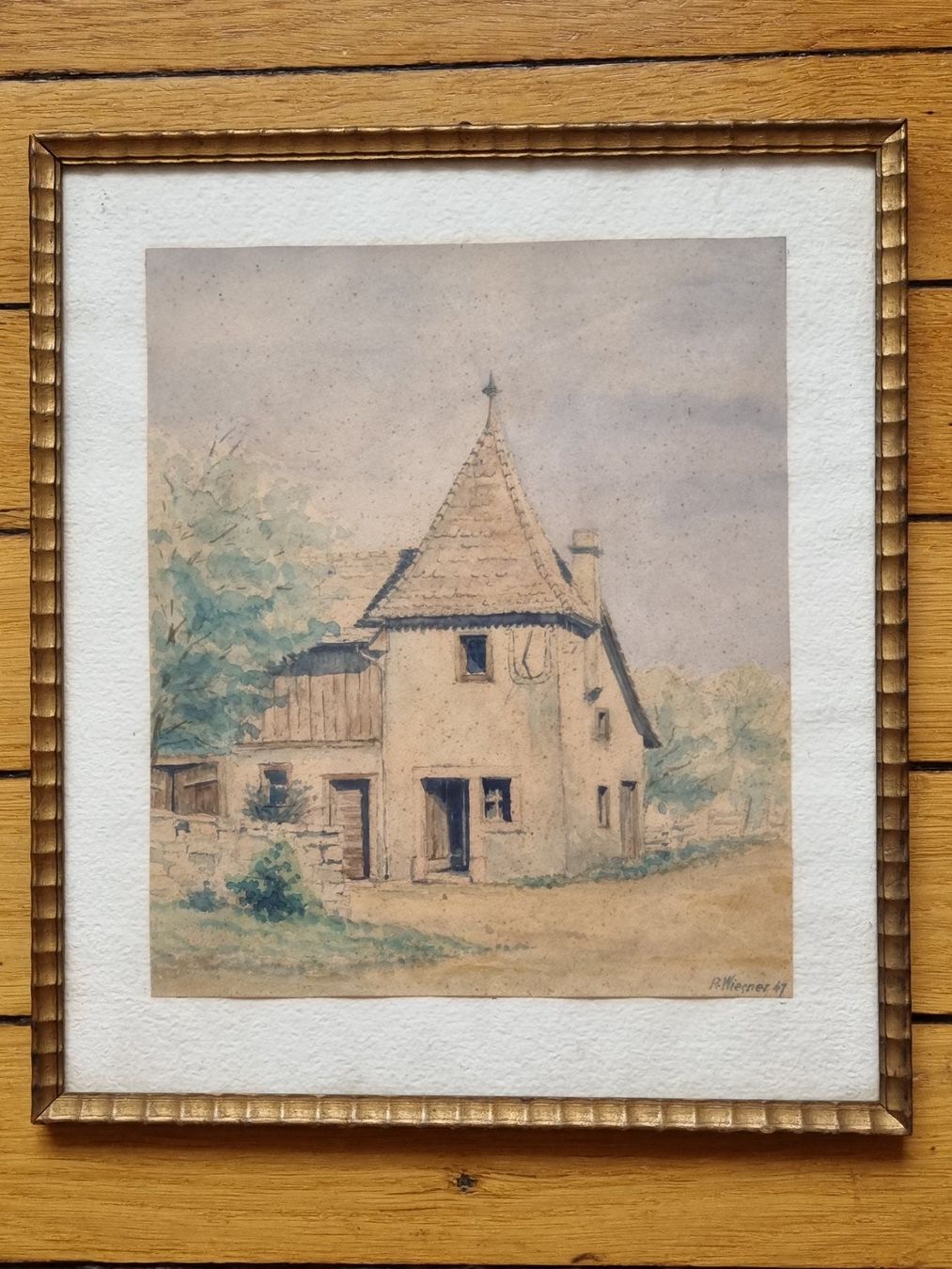 Dipinti: Aquarell R Wiesner – Usato da Schaffhausen venduto da Leveron13 1