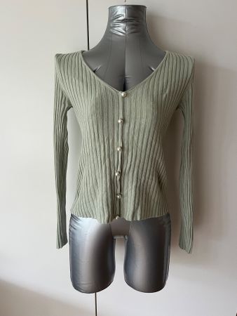 Lascana Grobstrickpullover langarm mint pastellgrün 38/40