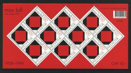2008, Sondermarken Konkrete Kunst, Kleinbogen **
