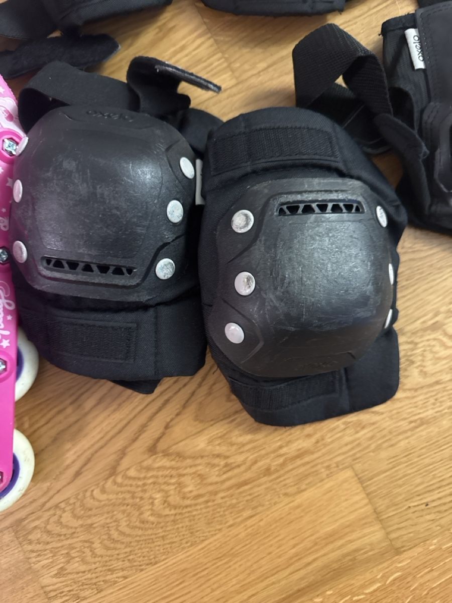 Pattini in linea & Pattini a rotelle: Inlineskates + Protectors,Gr. 34-36  – Usato da Emmen venduto da Leoni101 2