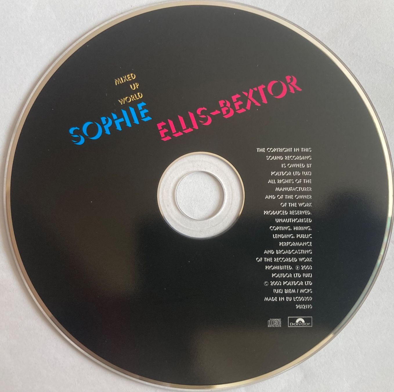 CD: SOPHIE ELLIS-BEXTOR - MIXED UP WORLD – Usato da Poliez-Pittet venduto da Newtown-Records 2