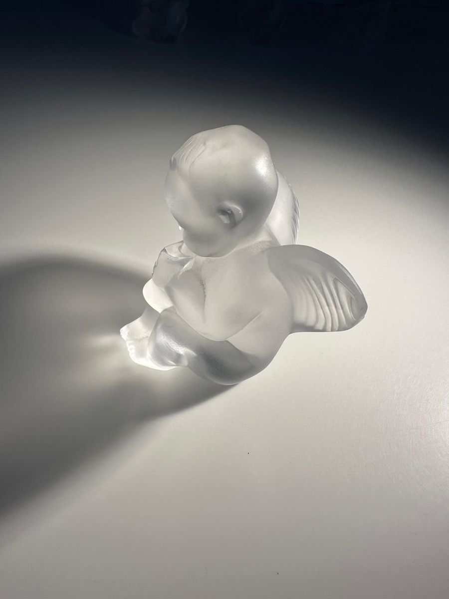 Lalique Statuette: Lalique Glasfigur Engel – Usato da Zürich venduto da Aapitz 3