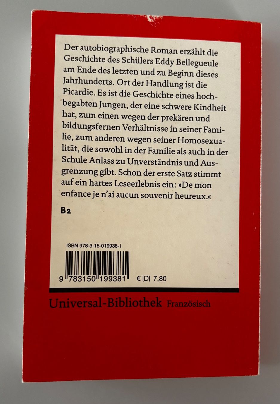 Libri: Eddy Bellegueule – Usato da Basel venduto da cla_z7cp 1