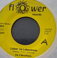 Vinyl-Single die 3 Besoffskis - Lieber 'ne Leberirzirose