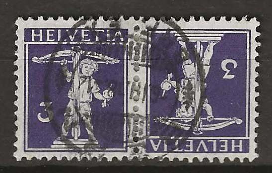 Tutti i francobolli: CHK06 - Tête-bêche K06 obl. – Usato da Trélex venduto da Phil_Albert