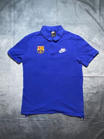 Nike FC Barcelona Poloshirt Blau M