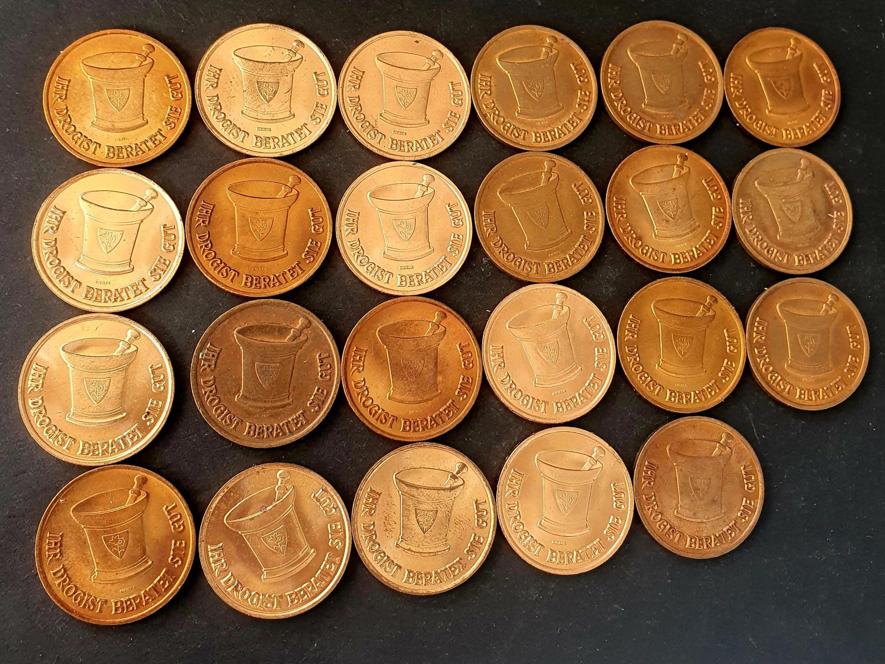Medaillen: 23 x Drogerie - Jeton – Gebraucht aus Egerkingen von Acc1