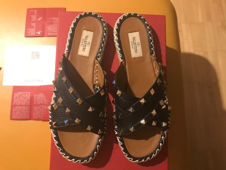 VALENTINO GARAVANI Rockstud Sandale NEUw 38 im FULLSET
