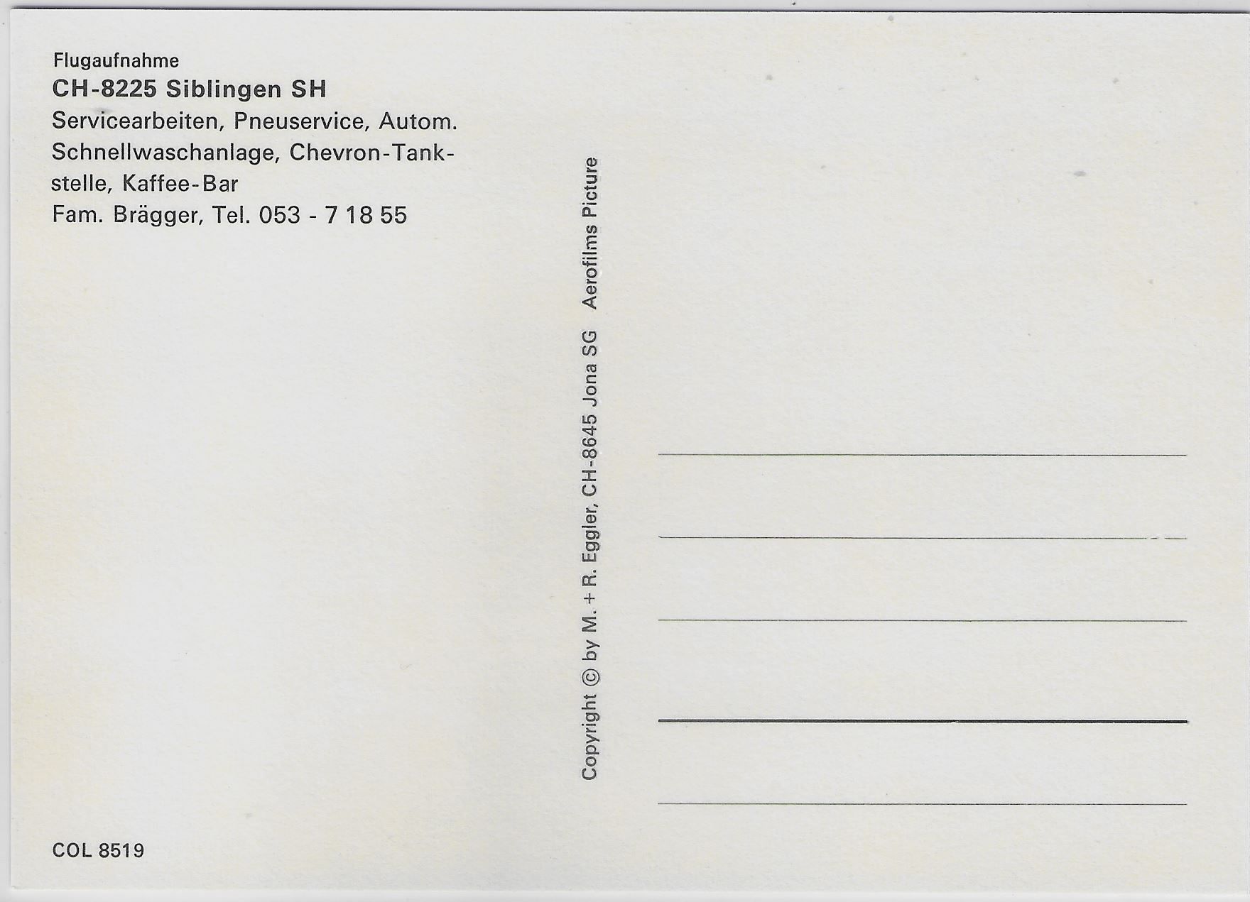 Cartoline postali: Flugaufnahme Siblingen SH Chevron- – Antico da Ettingen venduto da Kartenplanet 1