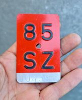Velonummer SZ von 1985 - Schwyz