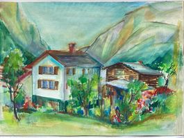 Jaroslav Bartos (1926) Aquarell original